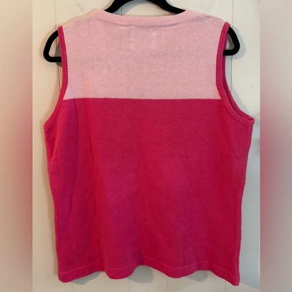 Storybook Knits Pink Beaded Sleeveless Blouse, Size 1X - Picture 4 of 6